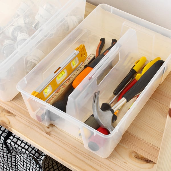SAMLA insert for box 11/22 l, transparent, 37x25x12 cm