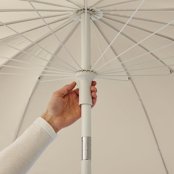 SAMSÖ - SAMSÖ Parasol, tilting/beige, 200 cm