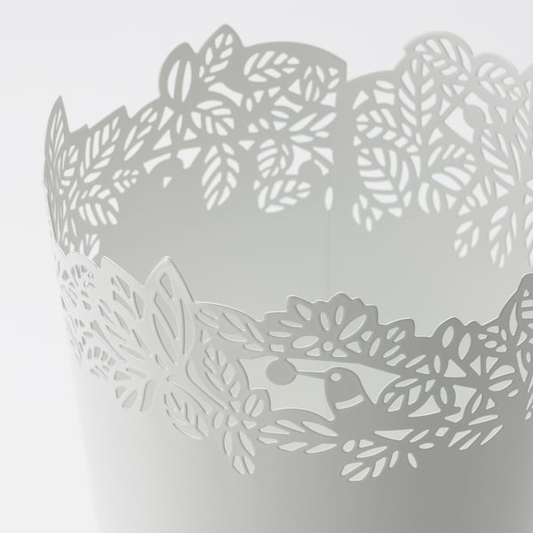SAMVERKA - SAMVERKA Plant pot, white, 9 cm