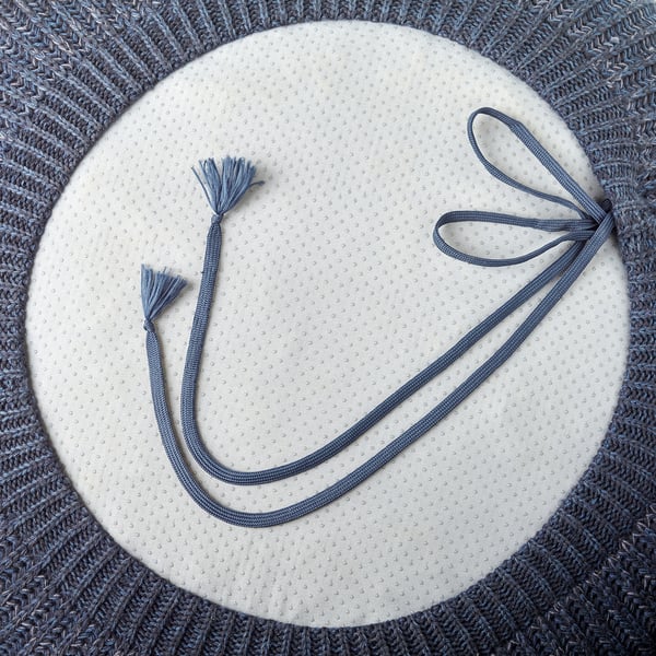 SANDARED pouffe, dark blue, 71 cm