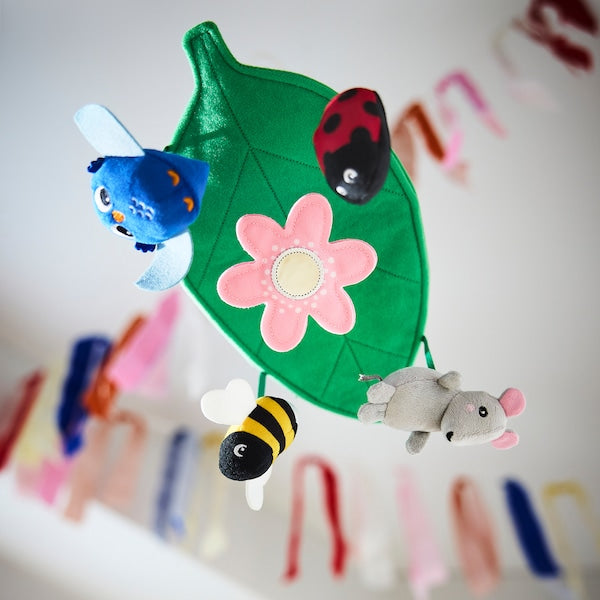 SANDBI mobile, Scandinavian nature/multicolour