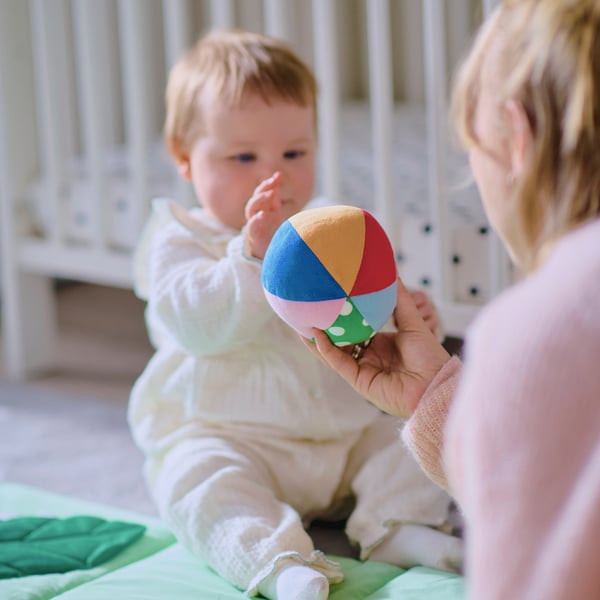 SANDBI soft toy, ball/multicolour