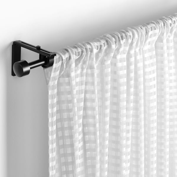 SANDDÅDRA - Thin curtain, 2 sheets, white, 145x300 cm