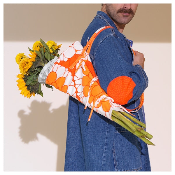 SANDETERNELL - Pre-cut fabric, orange, 150x300 cm