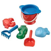 SANDIG - Set for playing with sand, 7 pcs, multicoloured