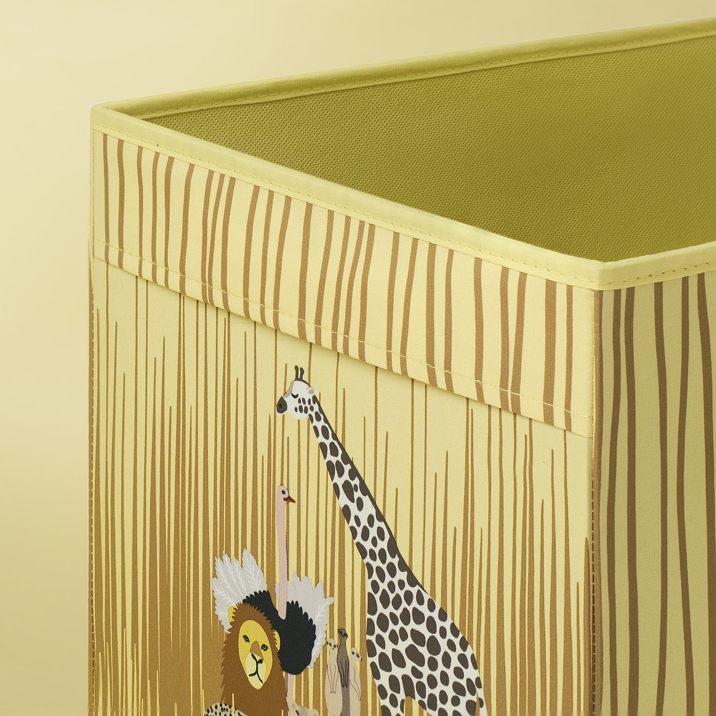 SANDLÖPARE box, giraffe, 33x38x33 cm