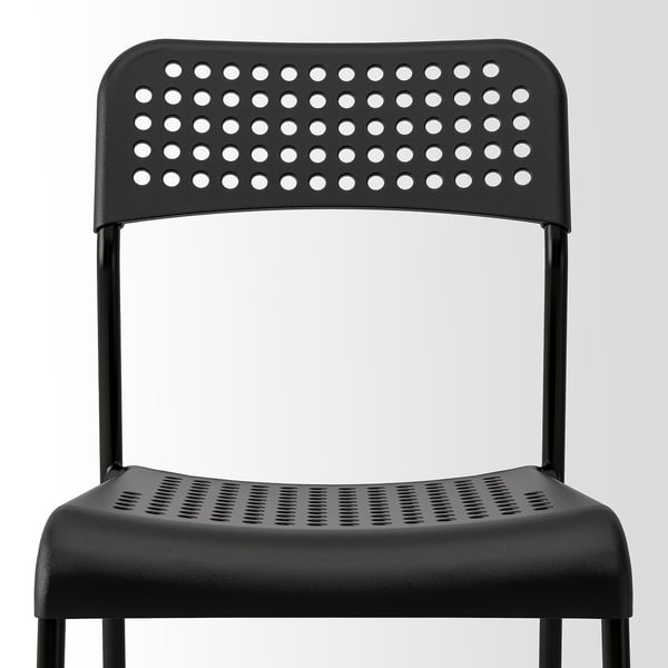 SANDSBERG / ADDE - SANDSBERG / ADDE Table and 2 chairs, black/black, 67x67 cm