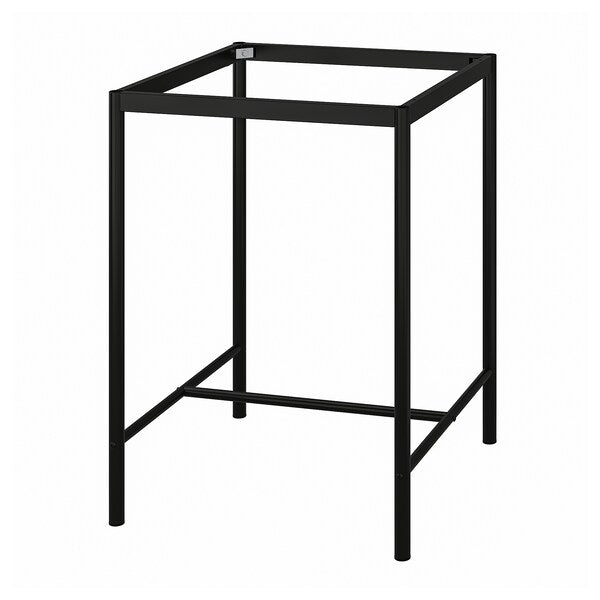 SANDSBERG - Base for table top, black, 67x67x90 cm