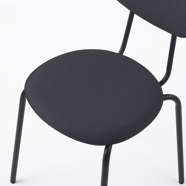 SANDSBERG / ÖSTANÖ table and 2 chairs, black black/Remmarn dark grey, 67 cm