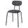 SANDSBERG chair, anthracite/Remmarn anthracite, 45x76x45 cm