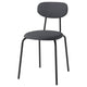 SANDSBERG chair, anthracite/Remmarn anthracite, 45x76x45 cm
