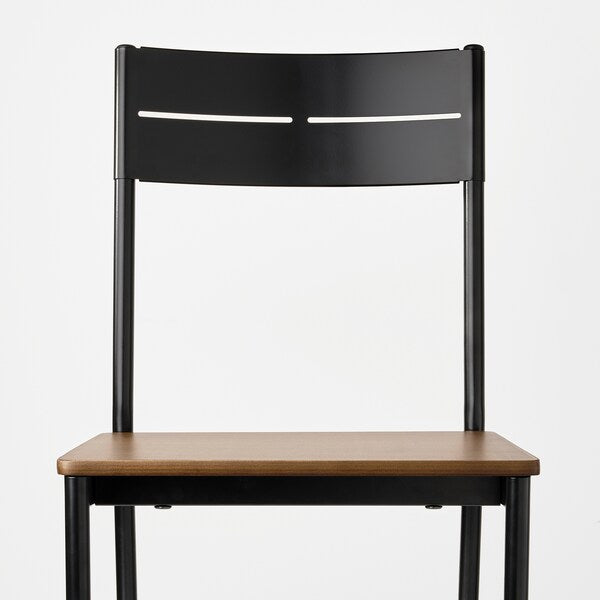 SANDSBERG - Chair, black/brown stained