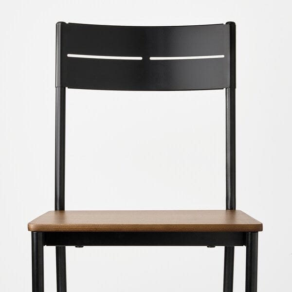Ikea SANDSBERG - Chair, black/brown stained