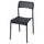 SANDSBERG chair, black, 39x77x47 cm