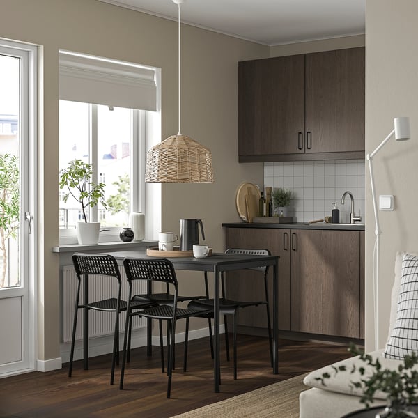 SANDSBERG chair, black, 39x77x47 cm