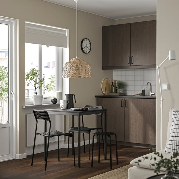 SANDSBERG chair, black, 39x77x47 cm