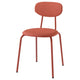 SANDSBERG chair, red-brown/Remmarn red-brown, 45x76x45 cm
