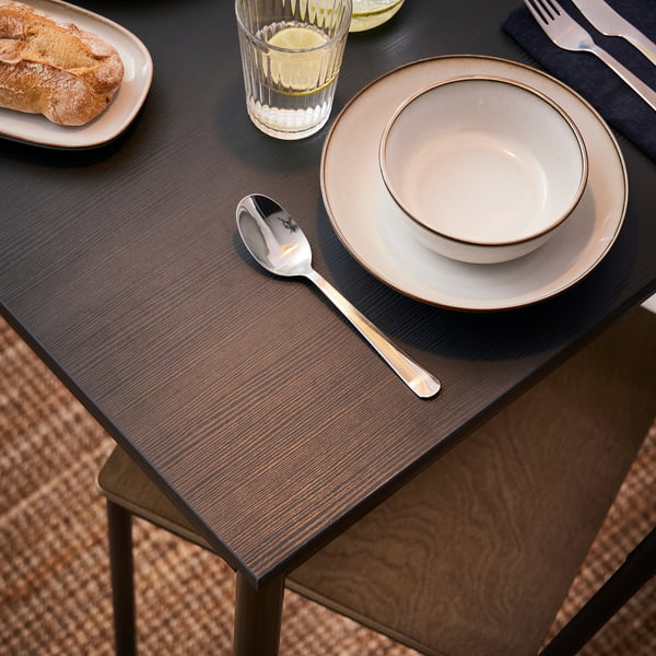SANDSBERG table, black, 67x67 cm