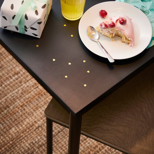 SANDSBERG table, black, 110x67 cm
