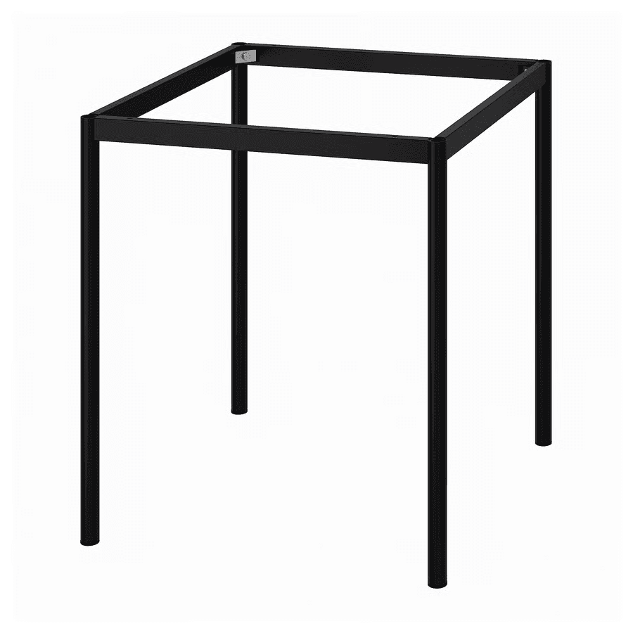 SANDSBERG Underframe for table top, black, 67x67x73 cm