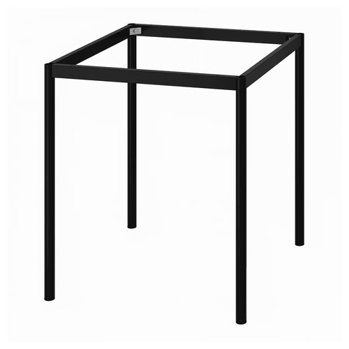 SANDSBERG underframe for table top, black, 67x67x73 cm