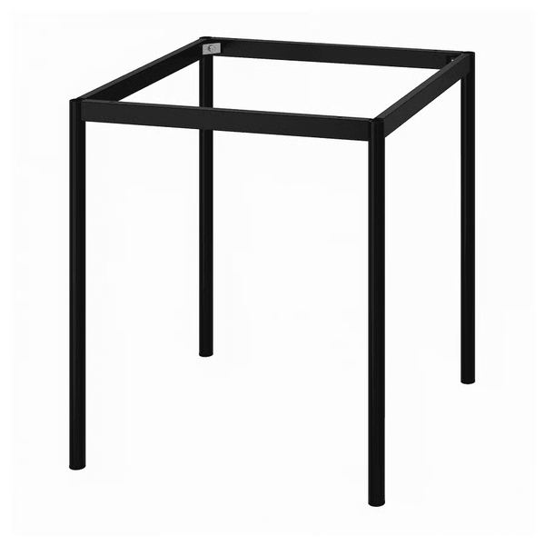 SANDSBERG Underframe for table top, black, 67x67x73 cm