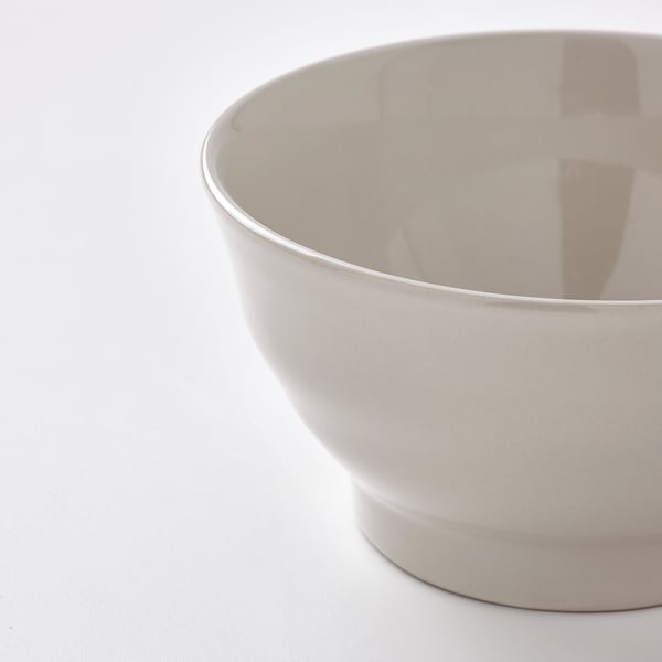 SANDSKÄDDA bowl, light grey-beige, 14 cm, 4 pack