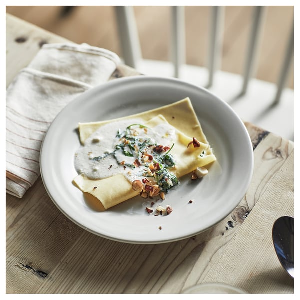 SANDSKÄDDA - SANDSKÄDDA Side plate, light grey-beige, 20 cm