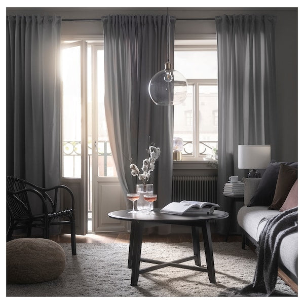 SANDSVINGEL - Tenda, 2 teli, grigio, 135x300 cm , 135x300 cm