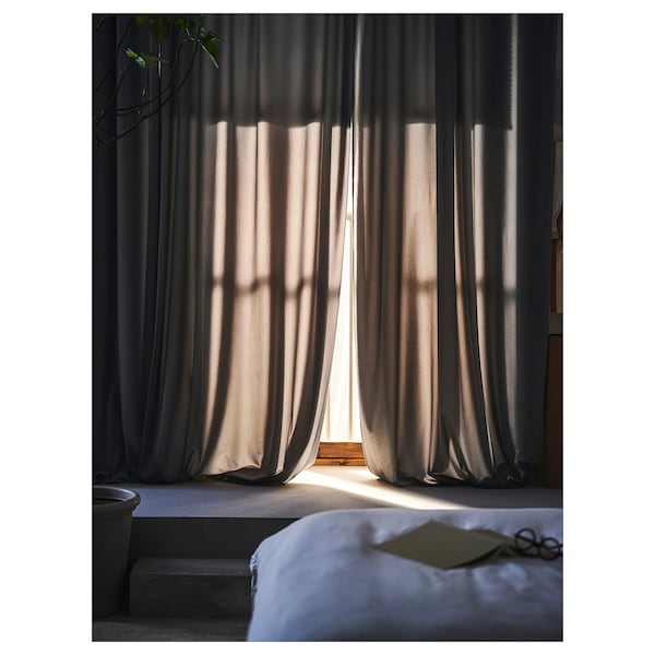 SANDSVINGEL - Tenda, 2 teli, grigio, 135x300 cm , 135x300 cm