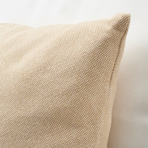 SANDTRAV - Cushion, yellow-beige/white, , 45x45 cm