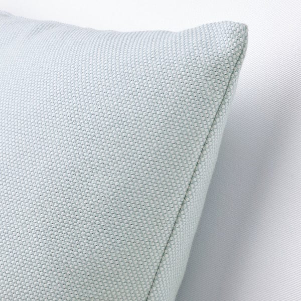 Ikea SANDTRAV - Pillow cover, light blue/white,45x45 cm