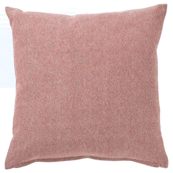 SANDTRAV - Pillow cover, red/white,45x45 cm