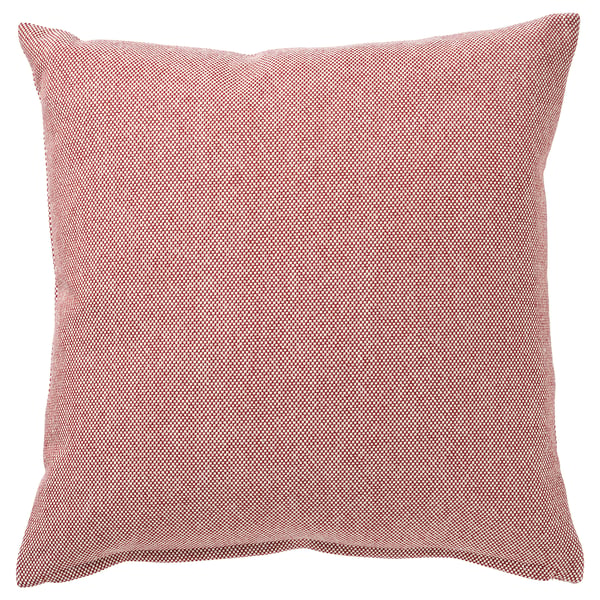 SANDTRAV cushion cover, red/white, 45x45 cm