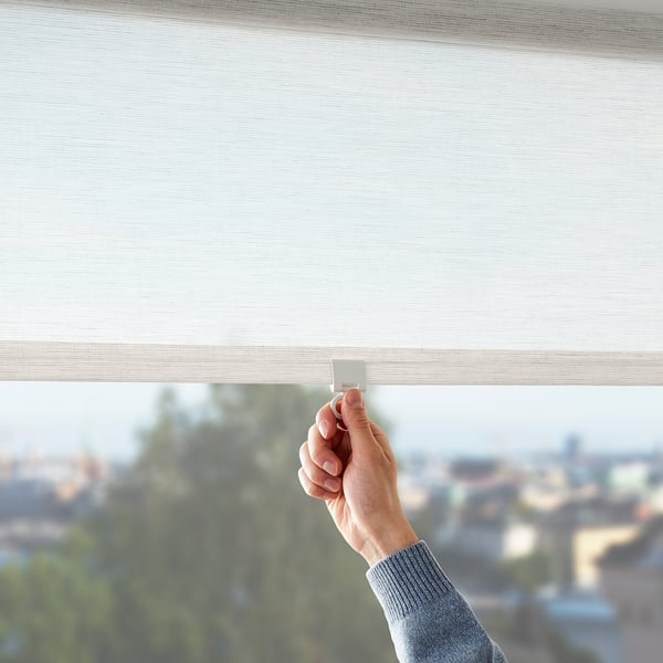 SANDVEDEL roller blind, beige, 140x250 cm