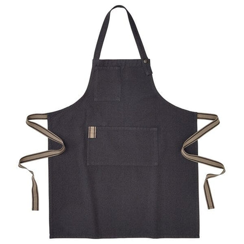 SANDVIVA apron, dark grey, 69x85 cm