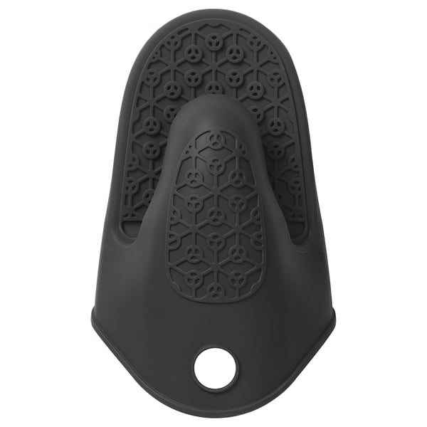 SANDVIVA oven glove, silicone/dark grey
