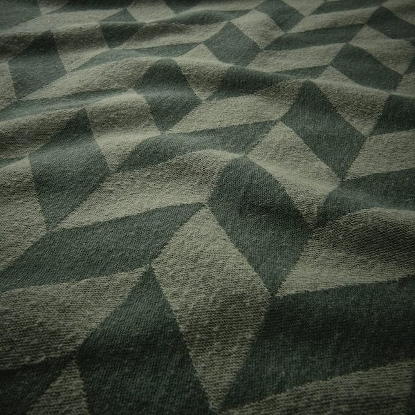 Ikea SANDVIVA - Tea towel, green/white,45x60 cm