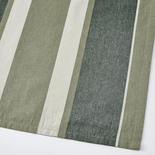 Ikea SANDVIVA - Tea towel, green/white,45x60 cm