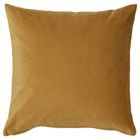 SANELA cushion cover, yellow-brown, 65x65 cm