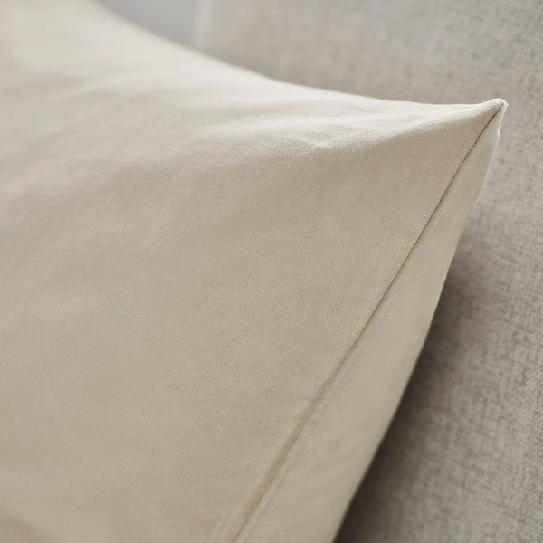 SANELA - Cushion cover, light beige, 50x50 cm