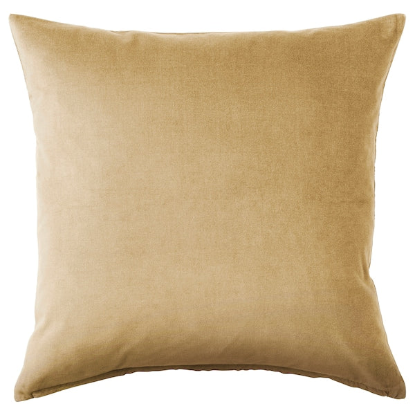 SANELA - Cushion cover, beige-yellow, 50x50 cm