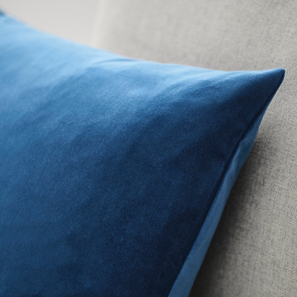 SANELA - Cushion cover, blue, 40x58 cm