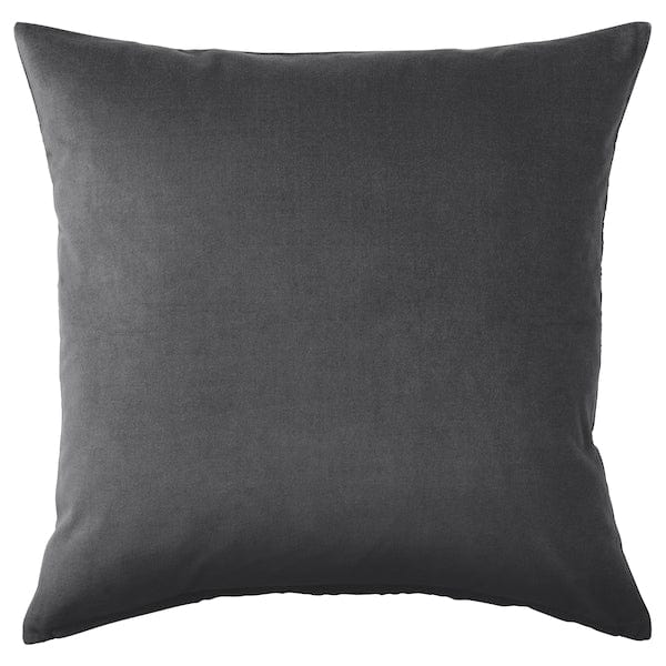 SANELA - Cushion cover, dark grey, 50x50 cm