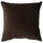SANELA cushion cover, dark brown, 50x50 cm