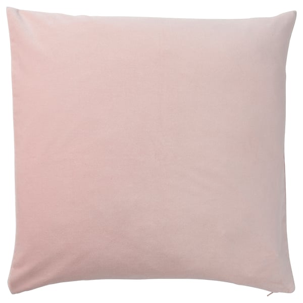 SANELA cushion cover, pale pink, 50x50 cm