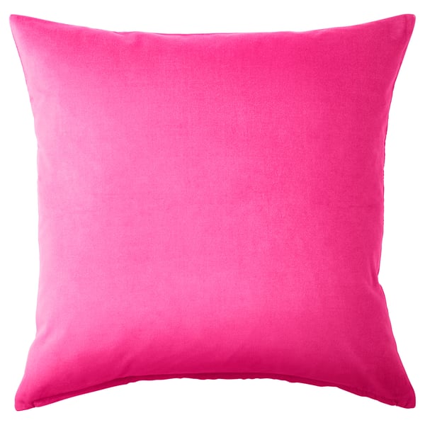 SANELA cushion cover, bright pink, 50x50 cm