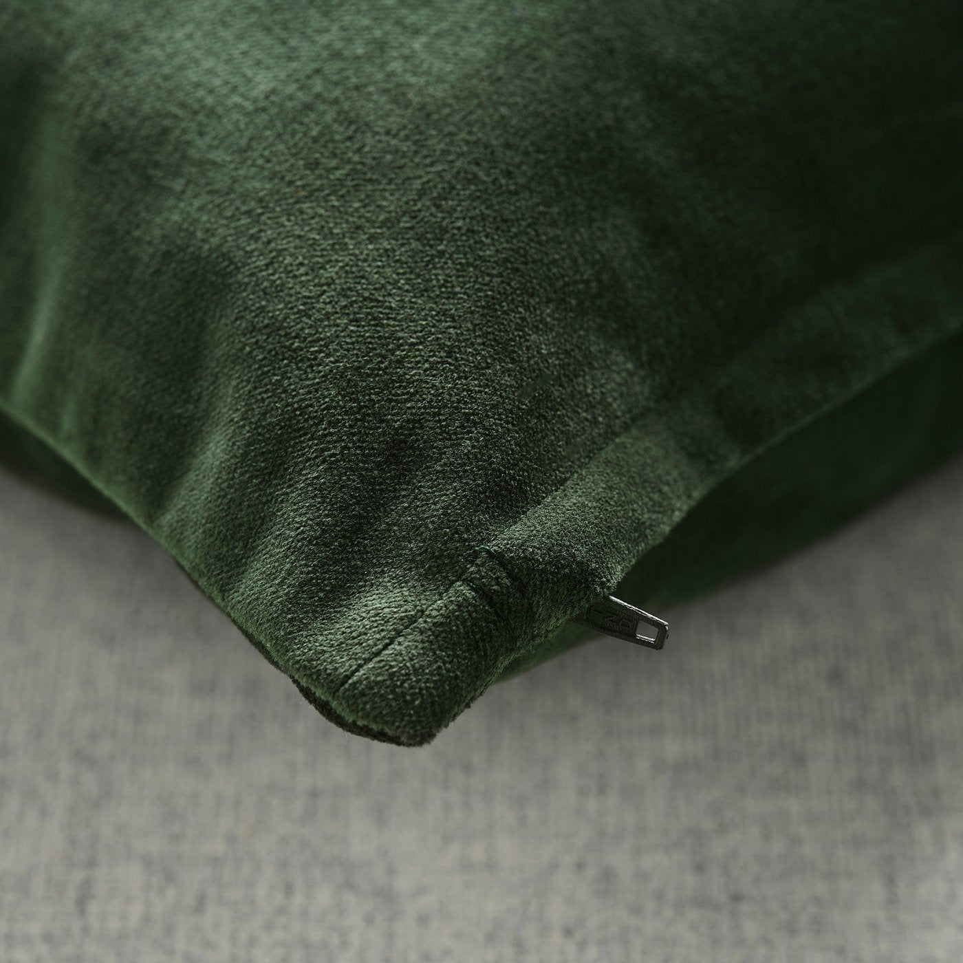 SANELA cushion cover, dark green, 50x50 cm