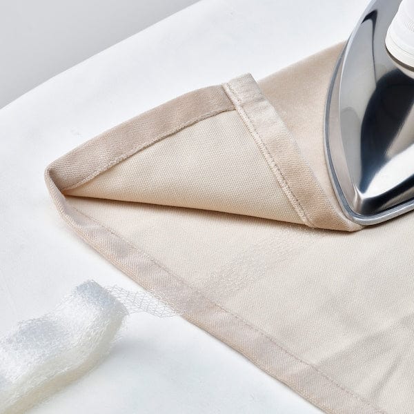 Ikea SANELA - Curtain, 2 sheets, light beige,140x300 cm