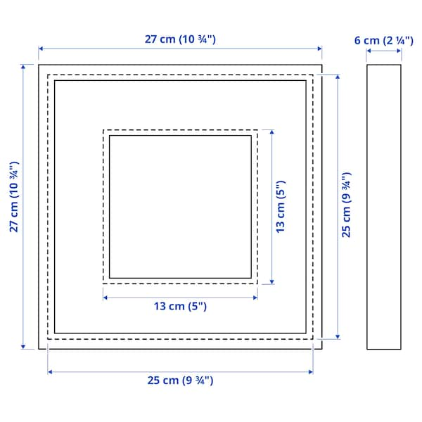 Ikea SANNAHED - Frame, white, 25x25 cm